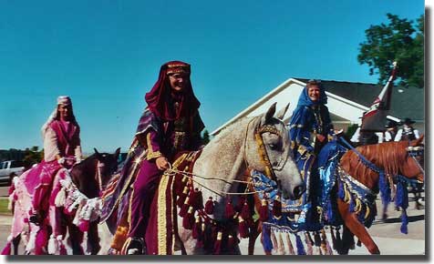 Parade in Arabian Costume