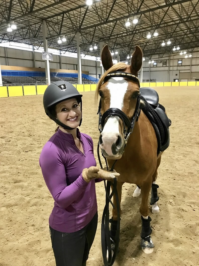 amanda trotting with magic marker