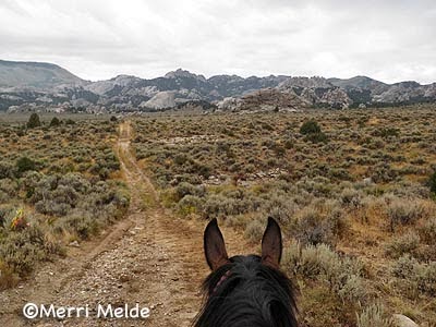 climbing up to City of rocks