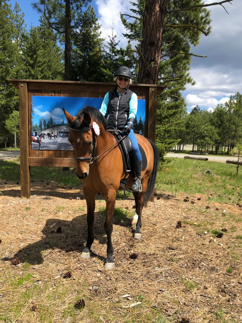 Kharma and Kerri on a ride